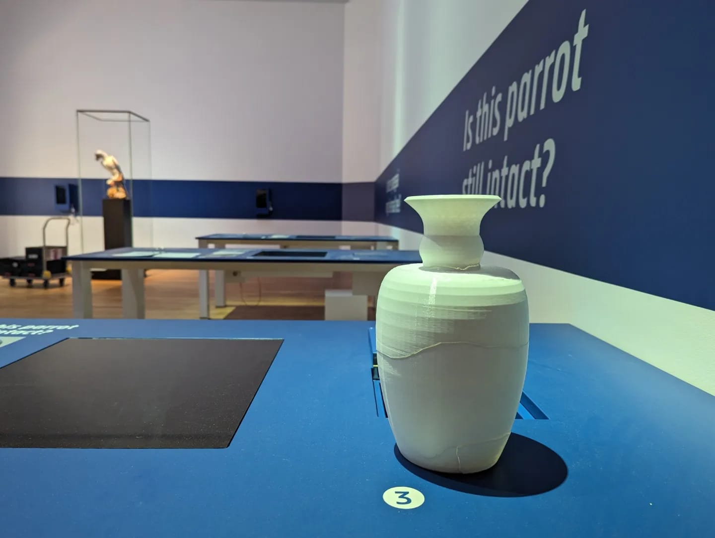 Ceramic Restoration Puzzle - detailed view showing puzzle pieces and assembly