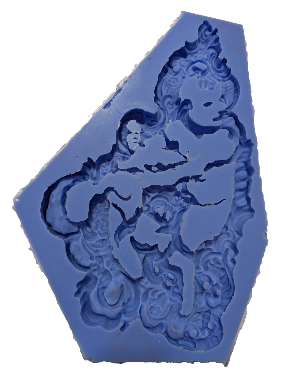 Tactile Christ and Lamb - full view of the tactile artwork